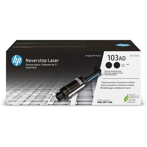 rcbkk-103a|HP 103AD Dual Pack Black Original Neverstop Laser Toner .